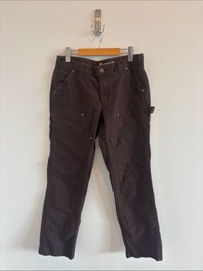 Carhartt Women’s Dark Brown Cargo Work Pants